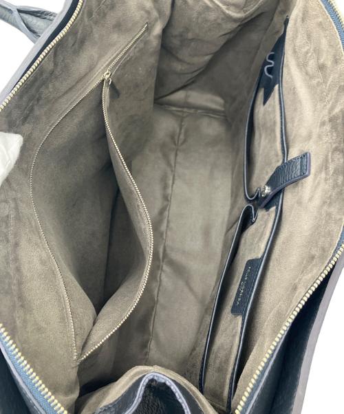 PELLE MORBIDA（ペッレモルビダ）PELLE MORBIDA (ペッレモルビダ) トートバッグ ネイビーの古着・服飾アイテム