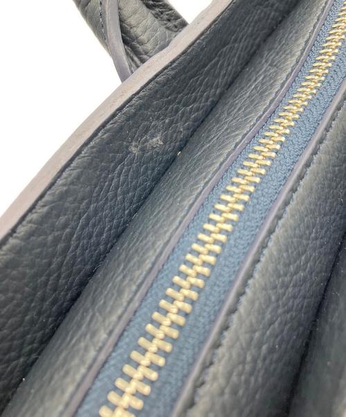 PELLE MORBIDA（ペッレモルビダ）PELLE MORBIDA (ペッレモルビダ) トートバッグ ネイビーの古着・服飾アイテム