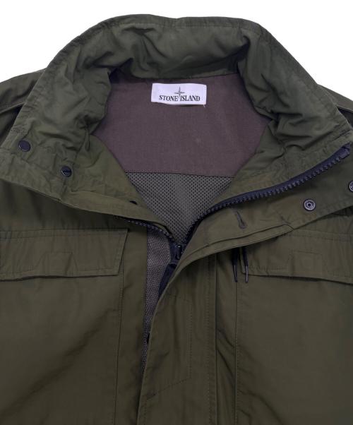 STONE ISLAND（ストーンアイランド）STONE ISLAND (ストーンアイランド) ナイロンジャケット オリーブ サイズ:SIZE Mの古着・服飾アイテム
