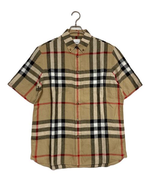 BURBERRY LONDON（バーバリーロンドン）BURBERRY LONDON (バーバリーロンドン) 半袖シャツ ベージュ サイズ:Sの古着・服飾アイテム