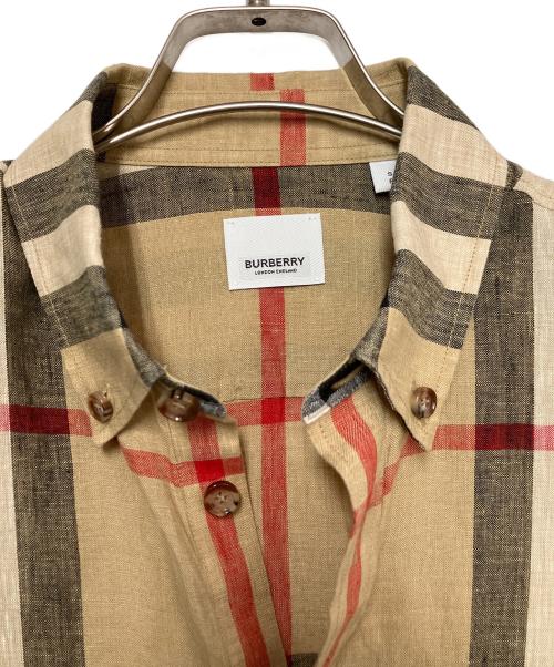 BURBERRY LONDON（バーバリーロンドン）BURBERRY LONDON (バーバリーロンドン) 半袖シャツ ベージュ サイズ:Sの古着・服飾アイテム