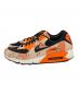 NIKE (ナイキ) ローカットスニーカー/Air Max 90 PRM/エアマックス90ﾌﾟﾚﾐｱﾑ オレンジ×ブラック サイズ:SIZE 28.5cm：6000円