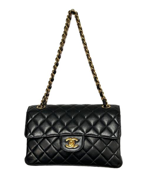 CHANEL（シャネル）CHANEL (シャネル) チェーンショルダーバッグ ブラックの古着・服飾アイテム