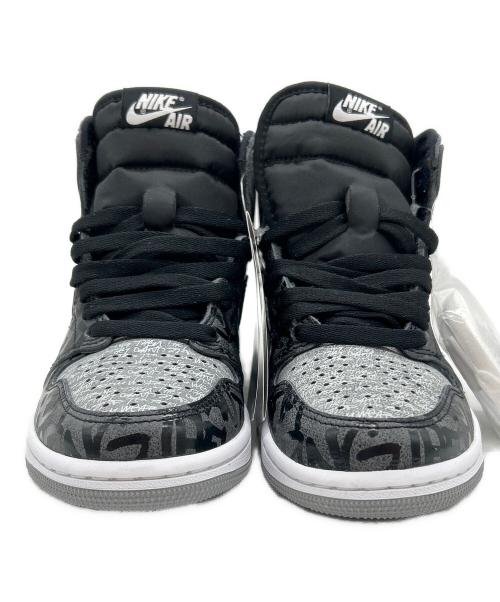 NIKE（ナイキ）NIKE (ナイキ) ハイカットスニーカー グレー×ブラック サイズ:SIZE 23cm 未使用品の古着・服飾アイテム