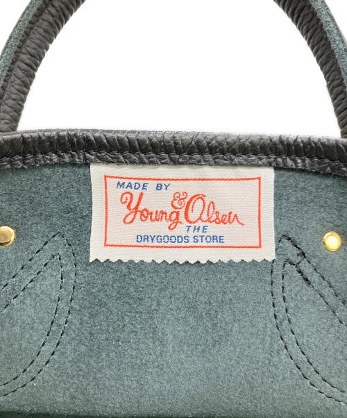 YOUNG & OLSEN The DRYGOODS STORE（ヤングアンドオルセン ザ ドライグッズストア）YOUNG & OLSEN The DRYGOODS STORE (ヤングアンドオルセン ザ ドライグッズストア) DISNEY (ディズニー) 別注2WAYトートバッグ ブラックの古着・服飾アイテム