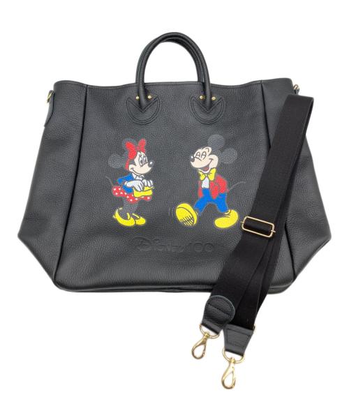 YOUNG & OLSEN The DRYGOODS STORE（ヤングアンドオルセン ザ ドライグッズストア）YOUNG & OLSEN The DRYGOODS STORE (ヤングアンドオルセン ザ ドライグッズストア) DISNEY (ディズニー) 別注2WAYトートバッグ ブラックの古着・服飾アイテム