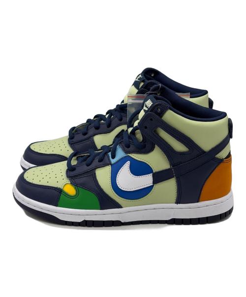 NIKE（ナイキ）NIKE (ナイキ) ハイカットスニーカー ネイビー×グリーン サイズ:SIZE 26.5cm 未使用品の古着・服飾アイテム