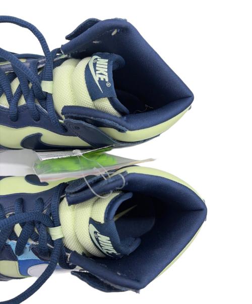NIKE（ナイキ）NIKE (ナイキ) ハイカットスニーカー ネイビー×グリーン サイズ:SIZE 26.5cm 未使用品の古着・服飾アイテム
