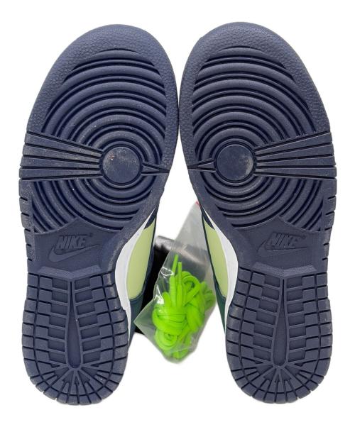NIKE（ナイキ）NIKE (ナイキ) ハイカットスニーカー ネイビー×グリーン サイズ:SIZE 26.5cm 未使用品の古着・服飾アイテム