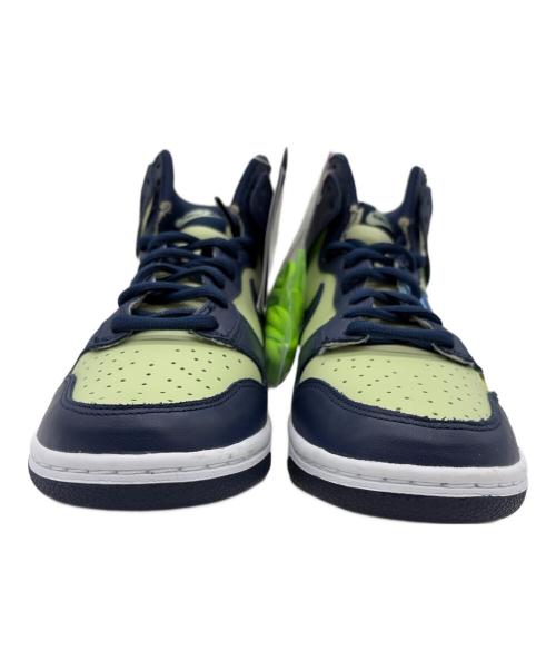 NIKE（ナイキ）NIKE (ナイキ) ハイカットスニーカー ネイビー×グリーン サイズ:SIZE 26.5cm 未使用品の古着・服飾アイテム