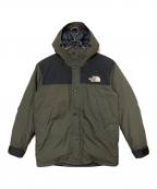 THE NORTH FACEザ ノース フェイス）の古着「ダウンジャケット」｜オリーブ×ブラック