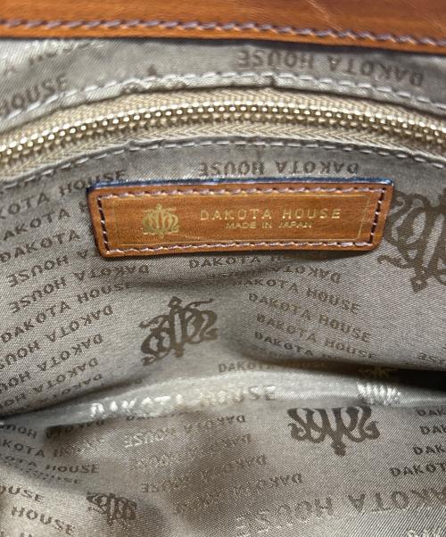 Dakota HOUSE（ダコタ ハウス）Dakota HOUSE (ダコタ ハウス) 2WAYバッグ ブラウンの古着・服飾アイテム