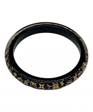 も*も様 【中古品】Louis Vuitton ロゴ入りバングル 中古・古着通販】LOUIS VUITTON (ルイ ヴィトン) バングル ブラック