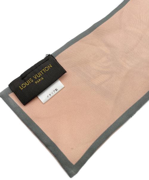 LOUIS VUITTON（ルイ ヴィトン）LOUIS VUITTON (ルイ ヴィトン) スカーフ ピンク×グレーの古着・服飾アイテム