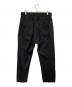 ISSEY MIYAKE (イッセイミヤケ) コットンナイロンテーパードパンツ ブラック サイズ:SIZE 3：13000円