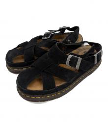 Dr.Martens（ドクターマーチン）の古着「Archive スエード フィッシャーマン サンダル」｜ブラック