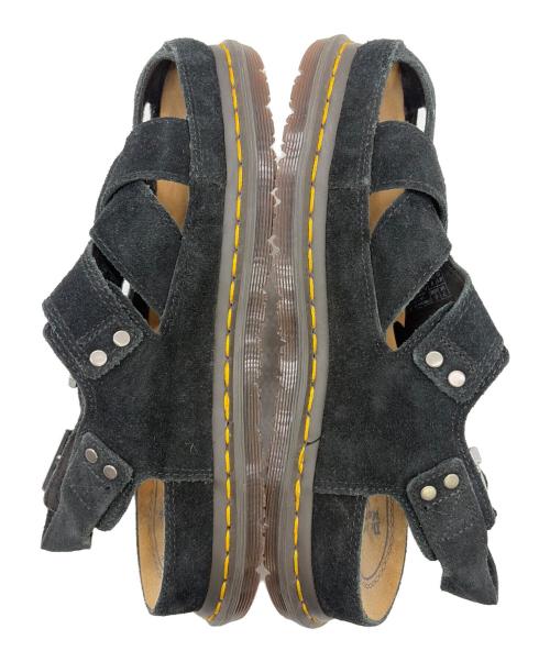 Dr.Martens（ドクターマーチン）Dr.Martens (ドクターマーチン) Archive スエード フィッシャーマン サンダル ブラック サイズ:SIZE 25.5cmの古着・服飾アイテム