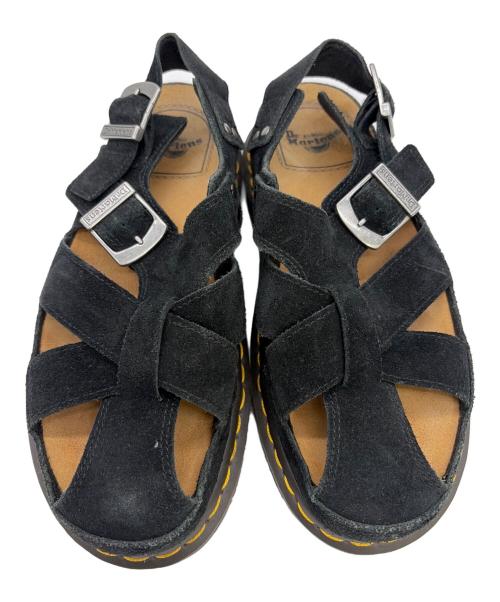 Dr.Martens（ドクターマーチン）Dr.Martens (ドクターマーチン) Archive スエード フィッシャーマン サンダル ブラック サイズ:SIZE 25.5cmの古着・服飾アイテム