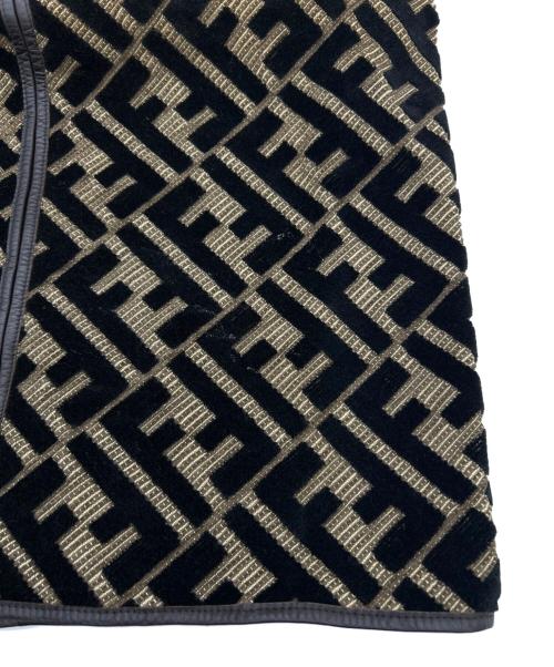 FENDI（フェンディ）FENDI (フェンディ) ロングスカート ブラック×ブラウン サイズ:SIZE Lの古着・服飾アイテム