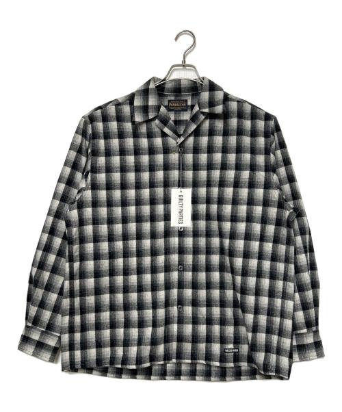 WACKO MARIA（ワコマリア）WACKO MARIA (ワコマリア) PENDLETON (ペンドルトン) 長袖シャツ グレー×ブラック サイズ:SIZE L 未使用品の古着・服飾アイテム