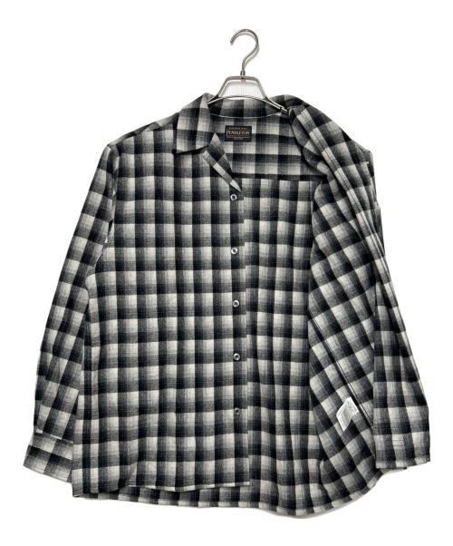 WACKO MARIA（ワコマリア）WACKO MARIA (ワコマリア) PENDLETON (ペンドルトン) 長袖シャツ グレー×ブラック サイズ:SIZE L 未使用品の古着・服飾アイテム