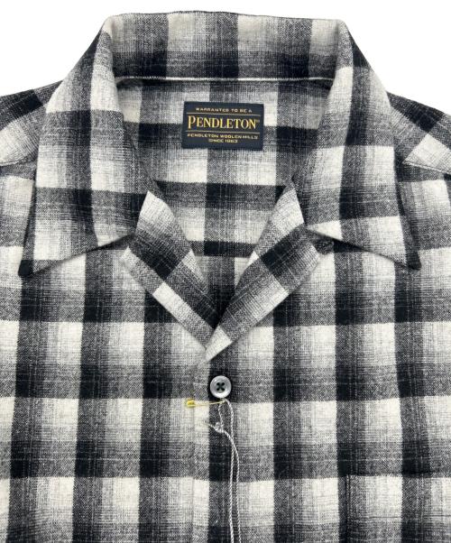 WACKO MARIA（ワコマリア）WACKO MARIA (ワコマリア) PENDLETON (ペンドルトン) 長袖シャツ グレー×ブラック サイズ:SIZE L 未使用品の古着・服飾アイテム