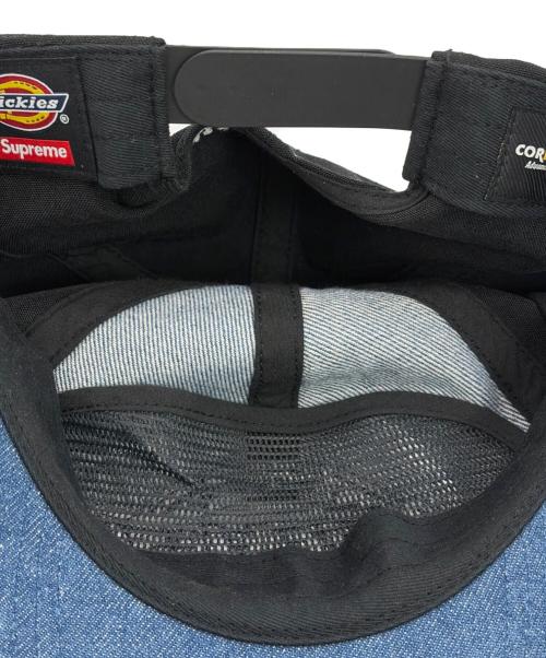 SUPREME（シュプリーム）Supreme (シュプリーム) Dickies (ディッキーズ) キャップ ブラック×インディゴの古着・服飾アイテム