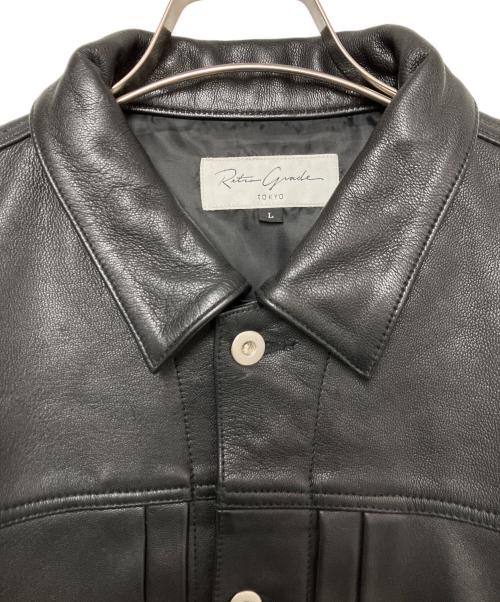 Retro Grade（レトログレード）Retro Grade (レトログレード) レザージャケット ブラック サイズ:Ｌの古着・服飾アイテム