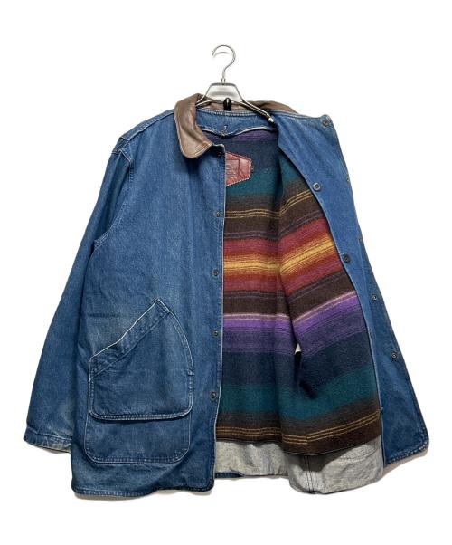 WOOLRICH（ウールリッチ）WOOLRICH (ウールリッチ) デニムカバーオール インディゴ サイズ:SIZE Lの古着・服飾アイテム