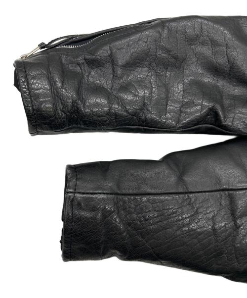 FIRST（ファースト）FIRST (ファースト) レザーライダースジャケット ブラック サイズ:SIZE Lの古着・服飾アイテム