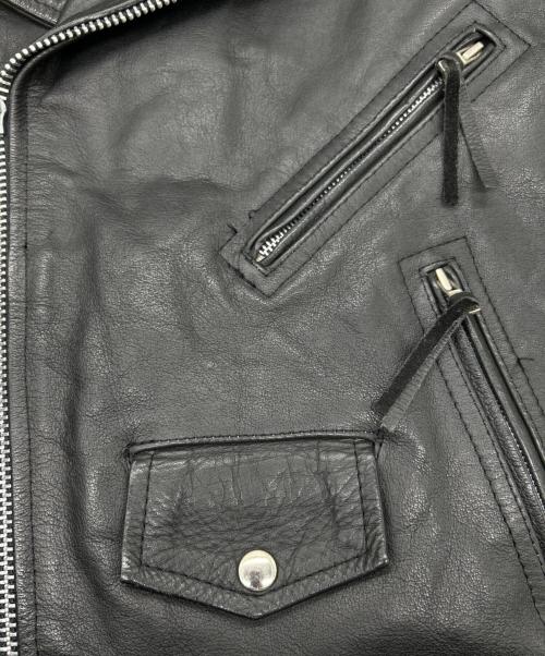 FIRST（ファースト）FIRST (ファースト) レザーライダースジャケット ブラック サイズ:SIZE Lの古着・服飾アイテム