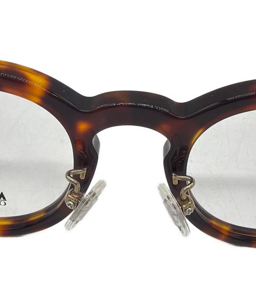 MOSCOT（モスコット）MOSCOT (モスコット) 伊達眼鏡 ブラウン サイズ:49□24-145の古着・服飾アイテム