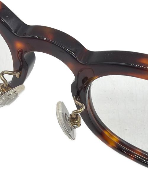 MOSCOT（モスコット）MOSCOT (モスコット) 伊達眼鏡 ブラウン サイズ:49□24-145の古着・服飾アイテム