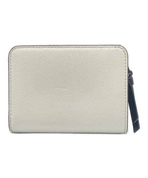 MARC JACOBS（マークジェイコブス）MARC JACOBS (マークジェイコブス) 2つ折り財布 ホワイト×ブラックの古着・服飾アイテム