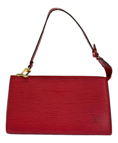 LOUIS VUITTON（ルイ ヴィトン）LOUIS VUITTON (ルイ ヴィトン) ポシェット/アクセソワール レッドの古着・服飾アイテム