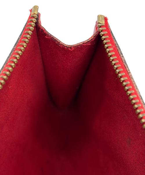 LOUIS VUITTON（ルイ ヴィトン）LOUIS VUITTON (ルイ ヴィトン) ポシェット/アクセソワール レッドの古着・服飾アイテム