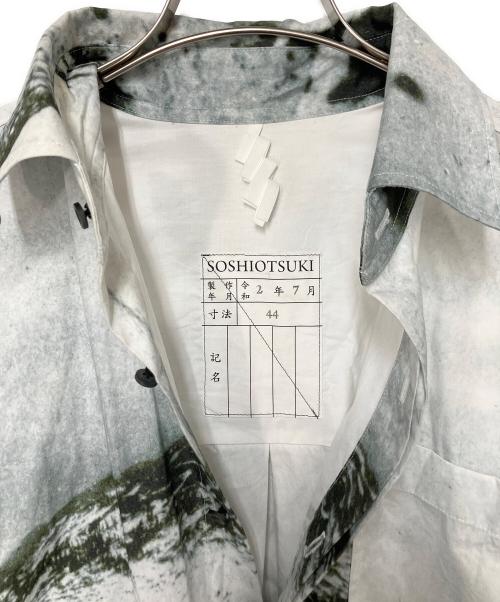 SOSHIOTSUKI（ソウシ オオツキ）SOSHIOTSUKI (ソウシ オオツキ) 総柄長袖シャツ サイズ:SIZE 44の古着・服飾アイテム