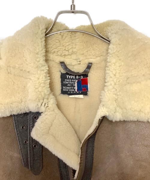 SCHOTT BROS.（ショット）SCHOTT BROS. (ショットブロス) B-3ジャケット ブラウン サイズ:SIZE 42の古着・服飾アイテム