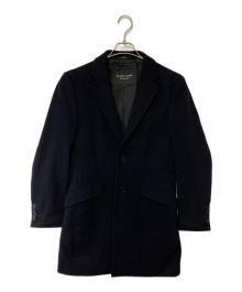BURBERRY BLACK LABEL（バーバリーブラックレーベル）の古着「チェスターコート」｜ネイビー