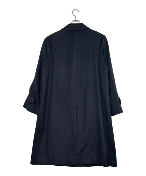 BURBERRY LONDON（バーバリーロンドン）BURBERRY LONDON (バーバリーロンドン) カシミヤシルクコート ブラック サイズ:SIZE XLの古着・服飾アイテム