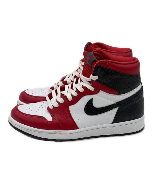 NIKE（ナイキ）NIKE (ナイキ) ハイカットスニーカー レッド×ホワイト サイズ:SIZE 27cmの古着・服飾アイテム