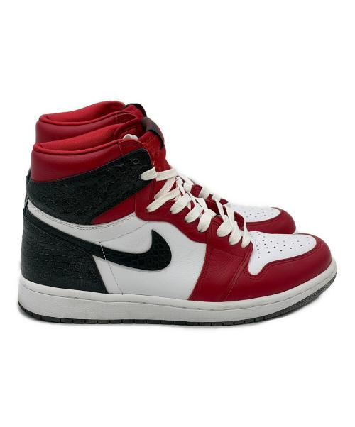 NIKE（ナイキ）NIKE (ナイキ) ハイカットスニーカー レッド×ホワイト サイズ:SIZE 27cmの古着・服飾アイテム