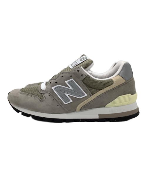 NEW BALANCE（ニューバランス）NEW BALANCE (ニューバランス) ローカットスニーカー グレー×ベージュ サイズ:23㎝ 未使用品の古着・服飾アイテム