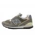 NEW BALANCE (ニューバランス) ローカットスニーカー グレー×ベージュ サイズ:23㎝ 未使用品：18000円