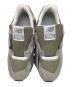 中古・古着 NEW BALANCE (ニューバランス) ローカットスニーカー グレー×ベージュ サイズ:23㎝ 未使用品：18000円