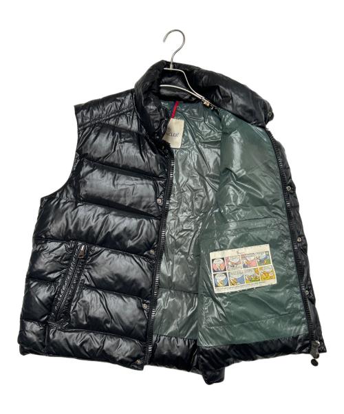 MONCLER（モンクレール）MONCLER (モンクレール) ダウンベスト ブラック サイズ:SIZE 2（M)の古着・服飾アイテム