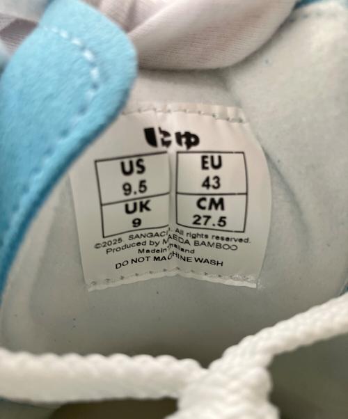 Sangacio（サンガッチョ）Sangacio (サンガッチョ) 廣松 (ヒロミツ) スニーカー ホワイト×ブルー サイズ:27.5㎝ 未使用品の古着・服飾アイテム