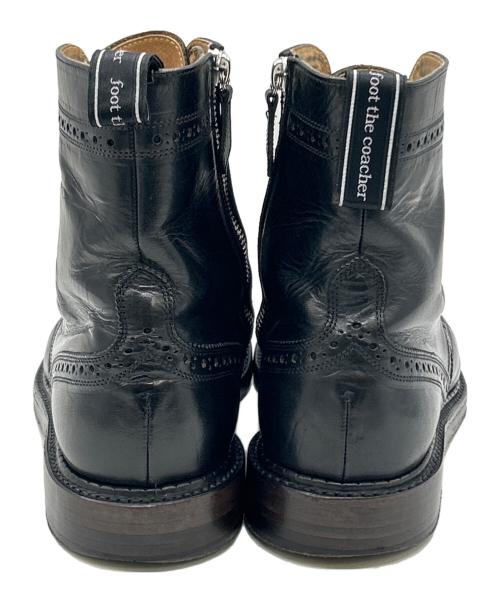 foot the coacher（フットザコーチャー）foot the coacher (フットザコーチャー) ショートブーツ ブラック サイズ:SIZE 26cmの古着・服飾アイテム