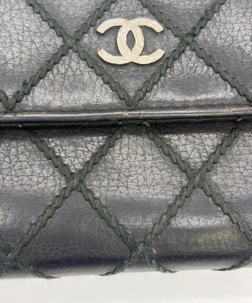CHANEL（シャネル）CHANEL (シャネル) 長財布 ブラックの古着・服飾アイテム