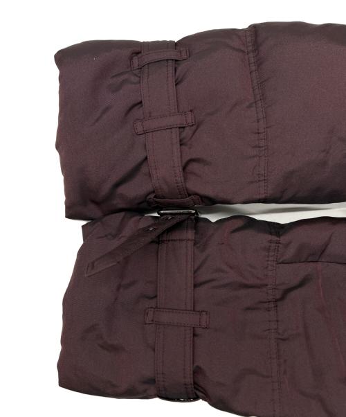 BURBERRY LONDON（バーバリーロンドン）BURBERRY LONDON (バーバリーロンドン) ラクーンファー付きダウンコート パープル サイズ:SIZE 40（M）の古着・服飾アイテム